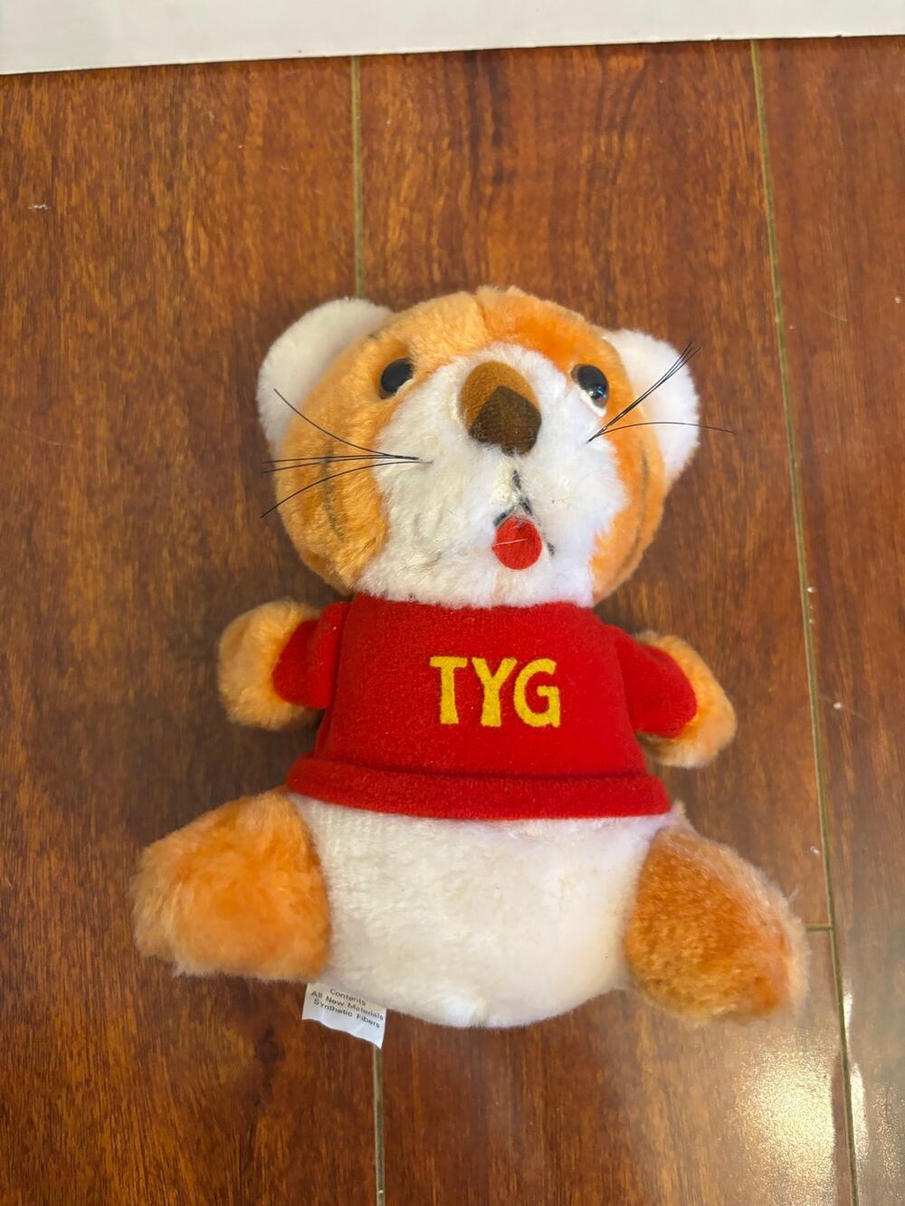 Vintage 1981 Hallmark Shirt Tales TYG Tiger Plush 6.5"